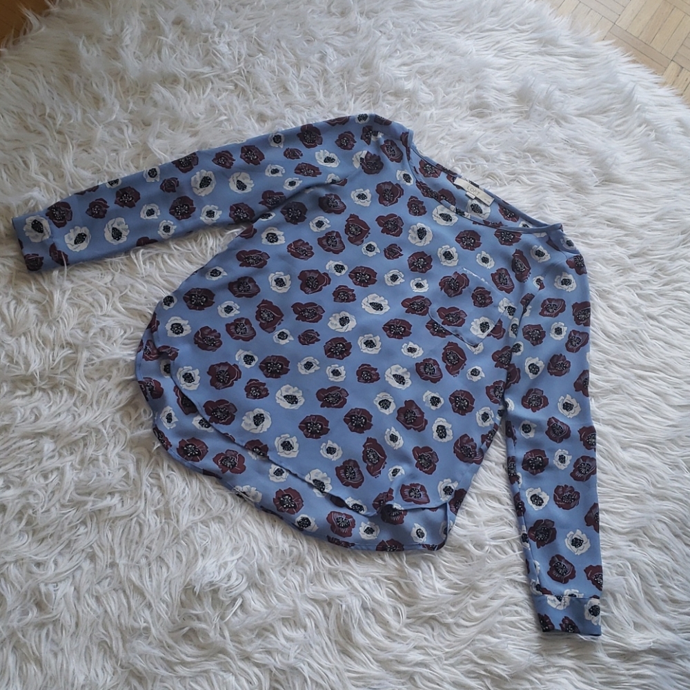 Loft flowery flowy blouse